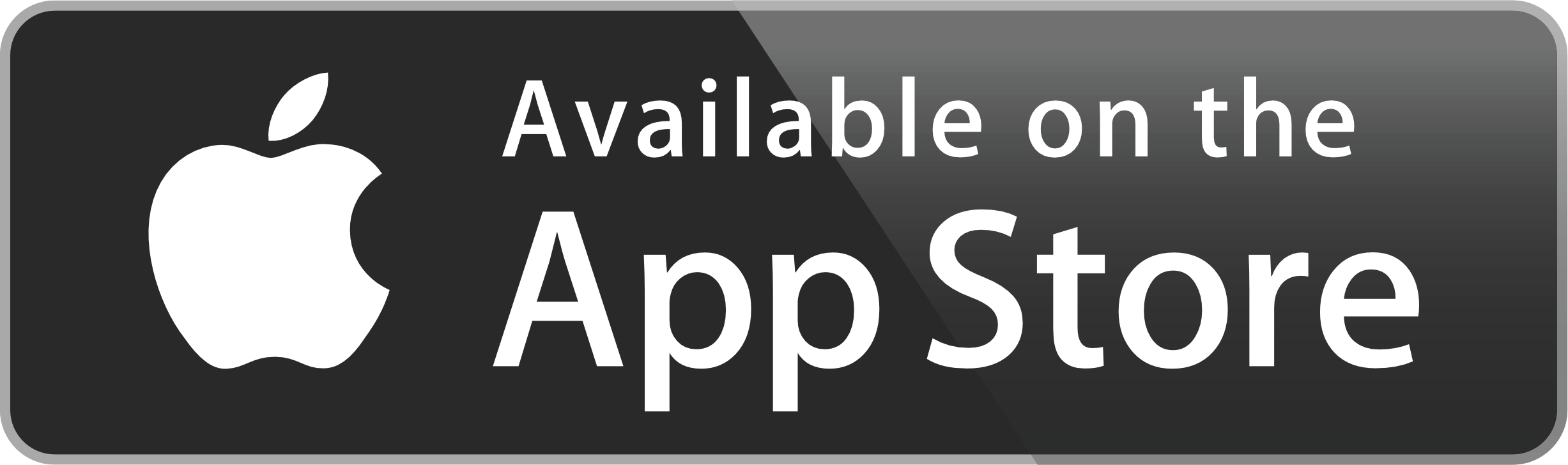 app store with apple gloss